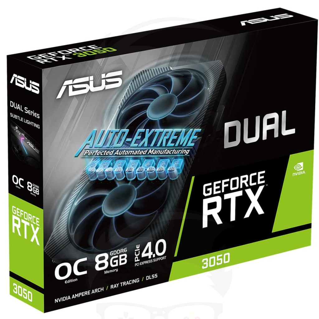 ASUS Dual GeForce RTX 3050 V2 OC Edition 8GB GDDR6 Graphics Card ASUS Dual GeForce RTX 3050 V2 OC Edition 8GB GDDR6 Graphics Card